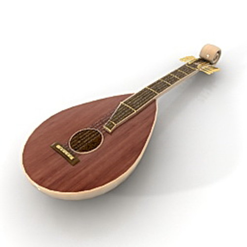 Lute 3D Model