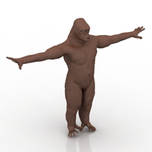 Gorilla 3D Model