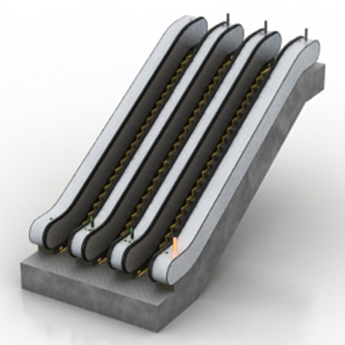 Escalator 3D Model