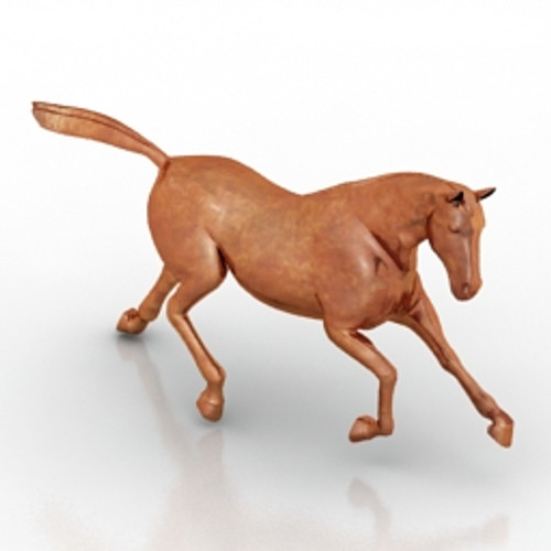 Sculpture horse - 3D model