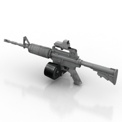 Gun 3D Model
