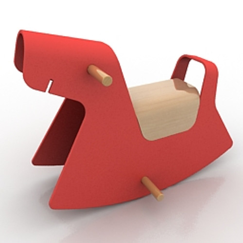 Rocking-horse 3D Model