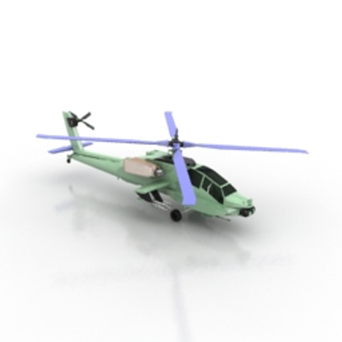 Helicopter 3D Model