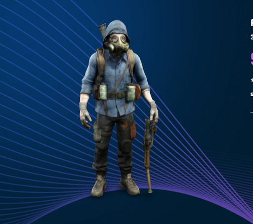 A post-apocalyptic survivor avatar