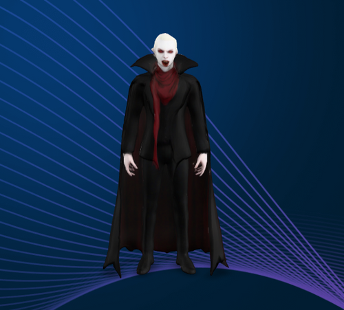A vampire avatar