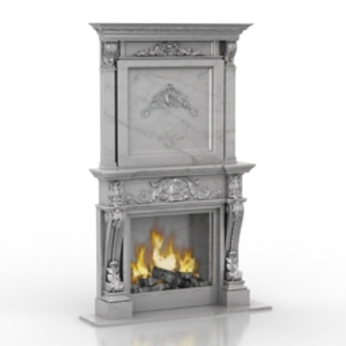 Fireplace 3D Model