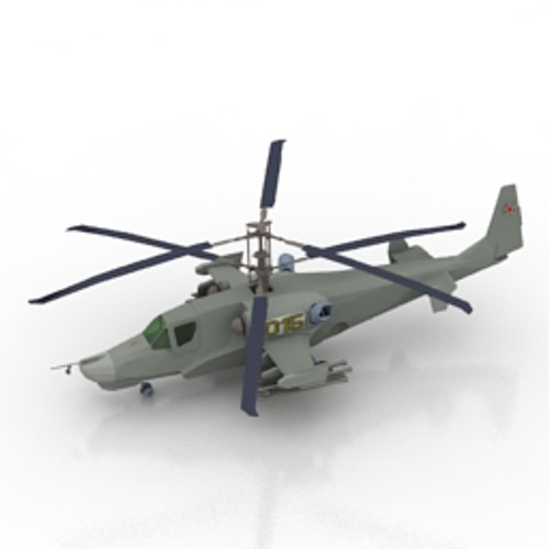 Helicopter 3D Model