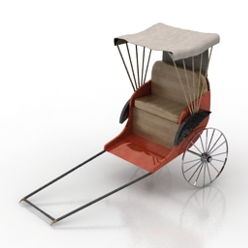 Rickshaw 3D Model