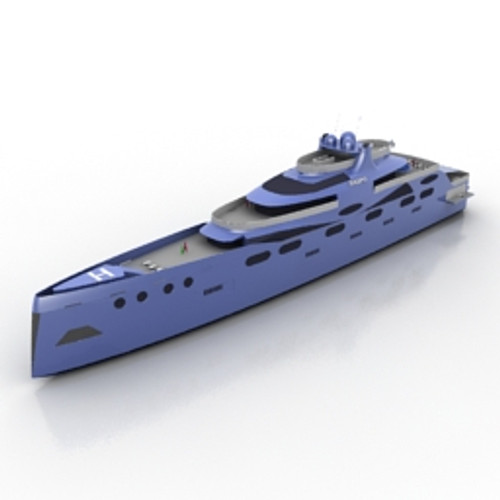 Yacht 3D Model