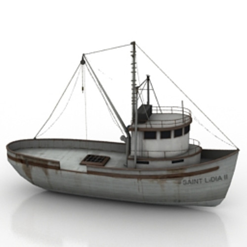 Boat 3D Model