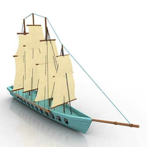 Ship 3D Model