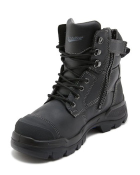 Blundstone 9061 Rotoflex Zip Sided Safety Boot Black