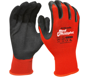 Maxisafe Red Knight Latex Gripmaster Gloves (Pair)
