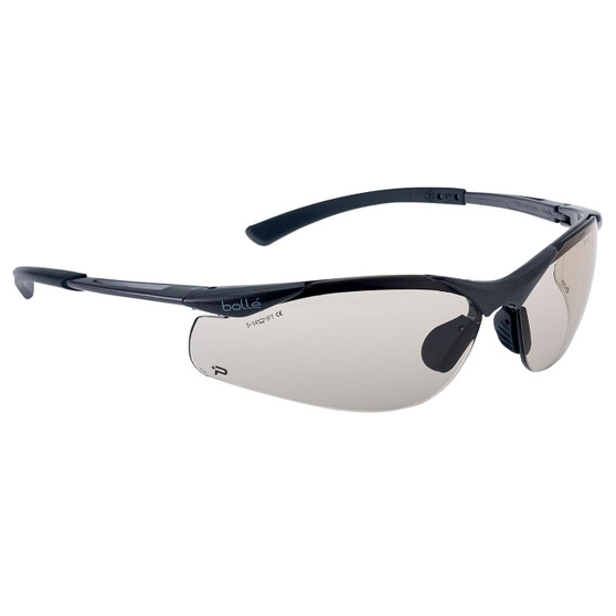 Bolle Contour Dark Frame Safety Glasses Copper (ESP) Lens