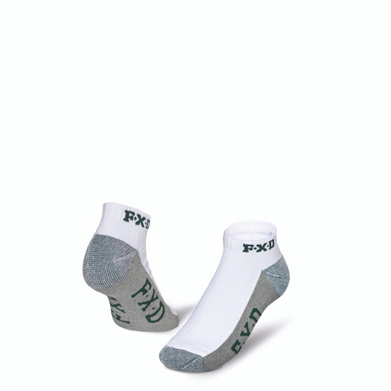FXD Workwear SK-4 Ankle Socks White Pack/5