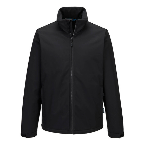 Portwest Heated Softshell Jacket Black