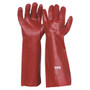 Pro Choice 47cm PVC Red Single Dip Gloves (Pair)