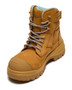 Blundstone Womens RotoFlex 8860 High Zip Sided Safety Boot Wheat