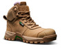 FXD Workwear WB-2W Womens Mid Cut Zip Sided Safety Boot Clay
