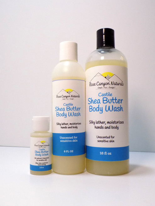 Shea Butter Body Wash - Unscented Collection