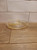 Resin Soap Dishes - Large Oval: Crystal Clear and Gold Glitter Dish