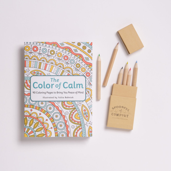 Coloring Book with colored pencils