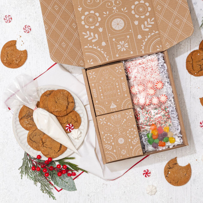 Gingerbread Village Decorating Kit