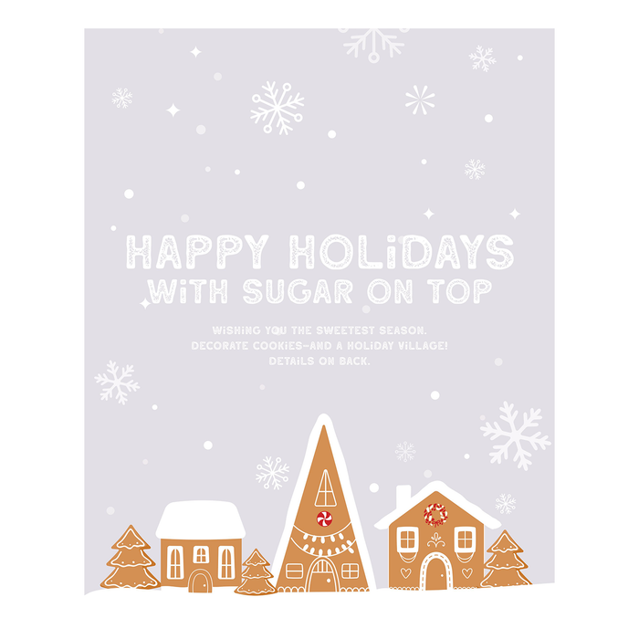 Gingerbread Village Decorating Kit Insert