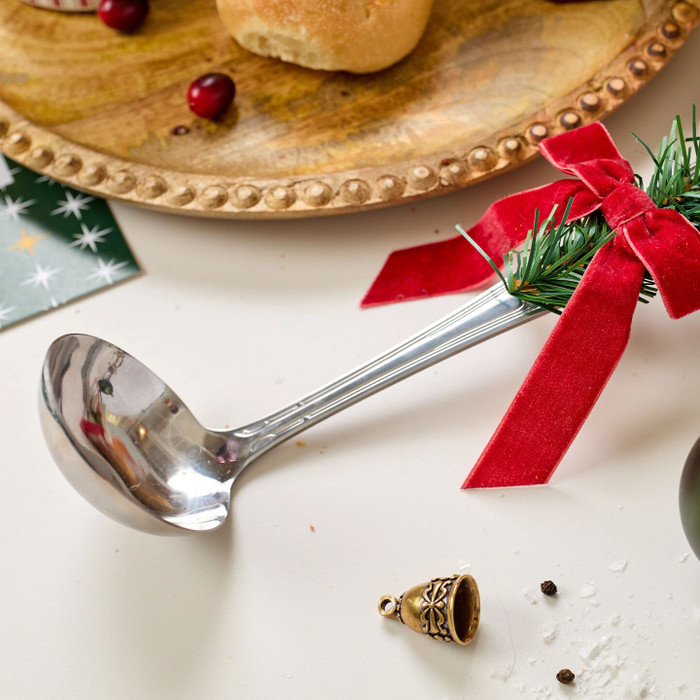 Festive Ladle with Red Bow 