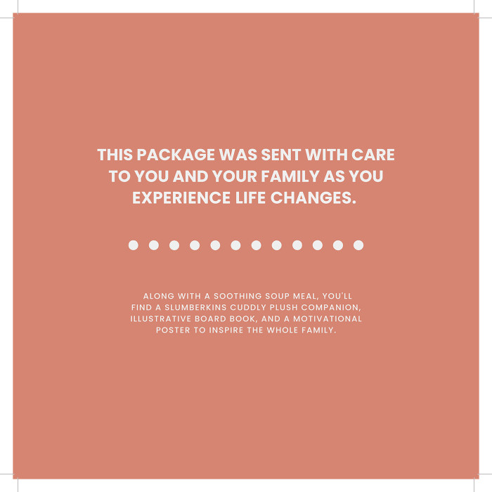 Slumberkins Embrace Change Care Package insert