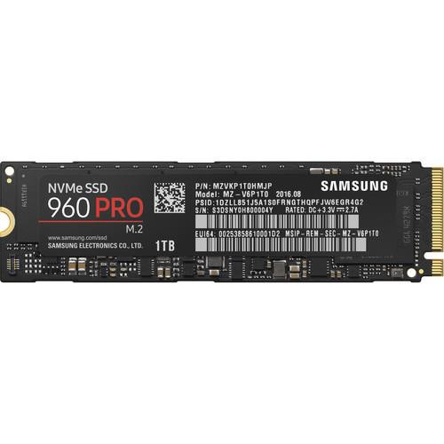 Samsung 960 PRO MZ-V6P1T0BW 1 TB Solid State Drive - PCI Express (PCI Express 3.0 x4) - Internal - M.2