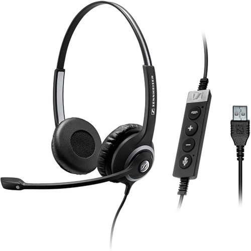 Sennheiser Circle SC 260 506483 MS II Headset SC 230/SC 260 USB MS II are robust, single-sided and Double-sided, wired headset with in-line call control unit. Certified for Skype for Business.