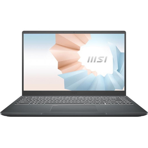 MSI Modern 14B207 14" Ultrabook Laptop (2.40 GHz Intel Core i5-1135G7, 8 GB DDR4 SDRAM, Iris Xe, 512 GB SSD, Windows 10 Home), Crafted in an 2.62 lbs ultra-light and ultra slim 0.63 inch aluminum chassis, the Modern 14B is made portable and stylish wherever you go
