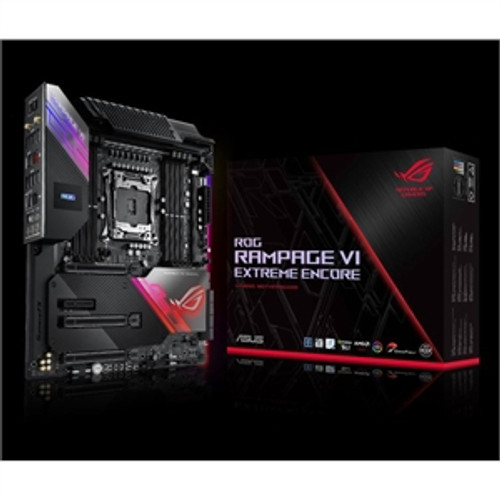 Asus ROG Rampage VI Extreme Encore Desktop Motherboard - Intel Chipset - Socket R4 LGA-2066 - Intel Optane Memory Ready - Extended ATX