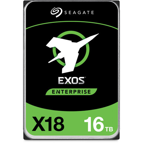 Seagate Exos X18 ST16000NM000J 3.5" Internal SATA (SATA/600) 16 TB Hard Drive