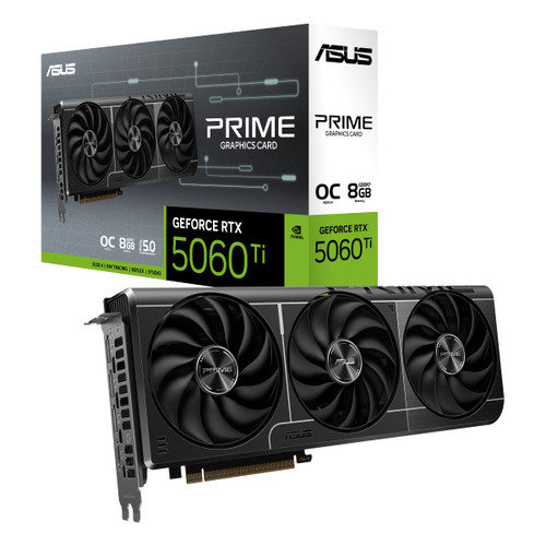 ASUS The SFF-Ready Prime GeForce RTX™ 5060 Ti 8GB GDDR7 OC Edition Graphics Card 