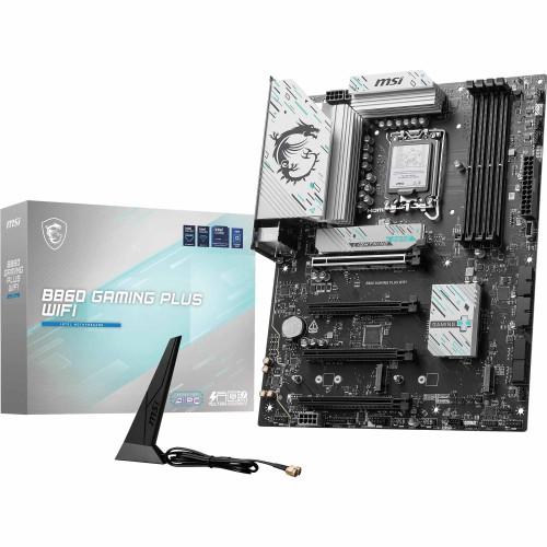 MSI B860 Gaming Plus WiFi Motherboard, ATX - Supports Intel Core Ultra Processors (Series 2), LGA 1851