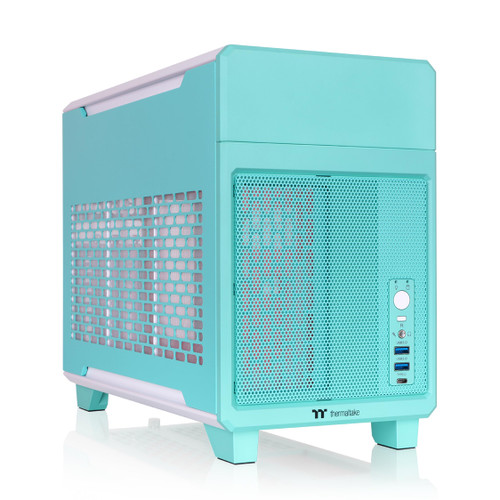 Thermaltake TR100 Mint Strawberry Mini-ITX PC Case – Stylish Small Form Factor Chassis