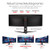 Asus ROG Strix XG43VQ 43.4" Double Full HD (DFHD) 16:9 Black Curved Screen Gaming LCD Monitor