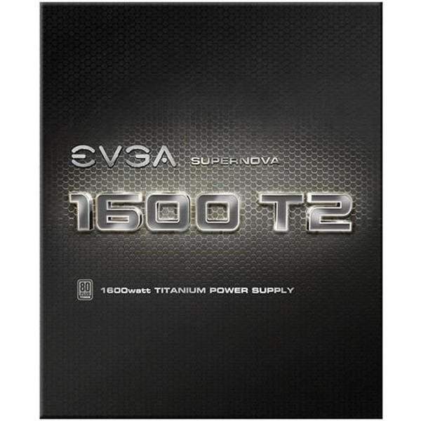 EVGA SuperNOVA 1600 T2 1600W 80 Plus Titanium Modular Power Supply  This power supply raises the bar with 1600W of continuous power delivery and 94% (115VAC) / 96% (220VAC~240VAC) efficiency. A fully modular design reduces case clutter.