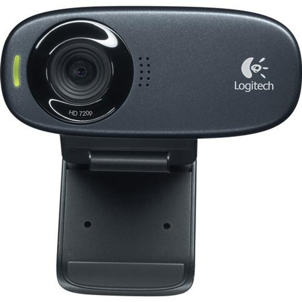 Logitech C310 HD Webcam - Black - USB 2.0