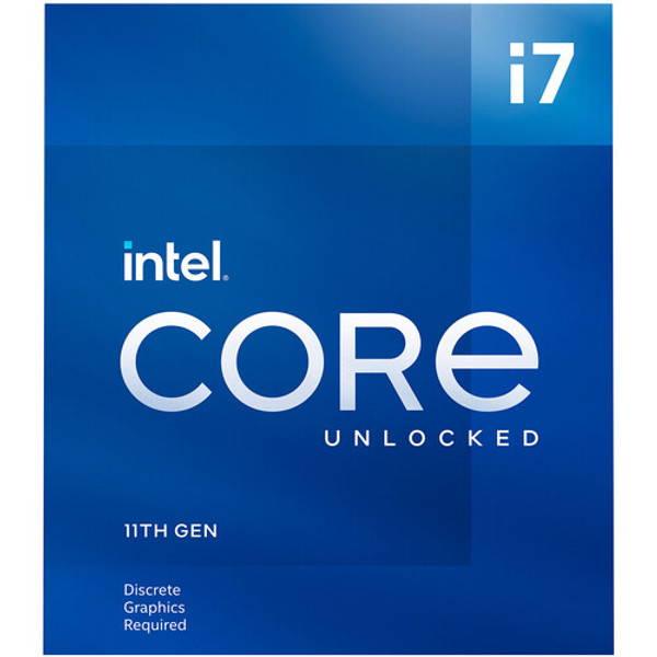 Intel Core i7-11700KF 3.6 GHz Eight-Core LGA 1200 Processor this 11th generation desktop processor features a base clock frequency of 3.6 GHz and a 5 GHz Turbo Boost Max 3.0 frequency with 16MB of cache, eight cores, and sixteen threads for fast and reliable performance.