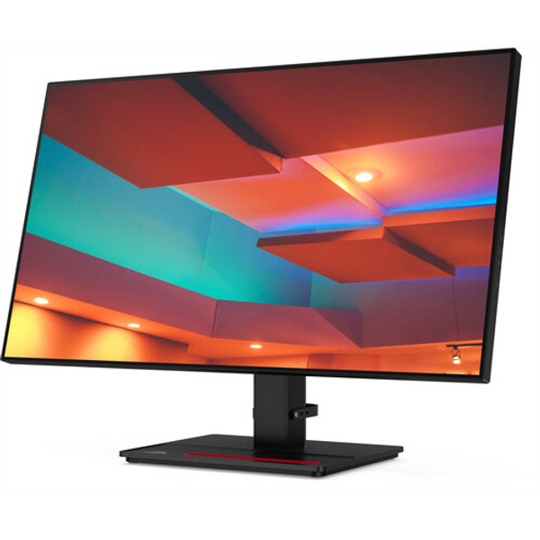 Lenovo ThinkVision P27h-20 27" WQHD WLED LCD Monitor-Raven Black - Boost your creative productivity with P27h-20 27" 16:9 QHD IPS Monitor. Its 2560 x 1440 QHD resolution screen supports 99% of the sRGB color gamut.