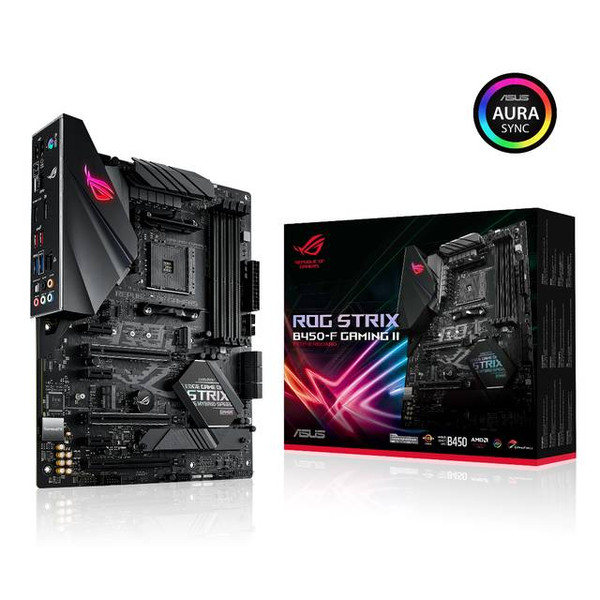 ROG Strix B450-F Gaming II delivers all the essentials needed for a well-balanced build. Designed to handle the latest 3rd Gen AMD Ryzen™ processors, ROG Strix B450-F Gaming II features amped-up power delivery, optimized thermal design and more stable DDR4 memory. 