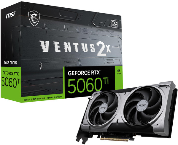 MSI Gaming RTX 5060 Ti 16G Ventus 2X OC Plus