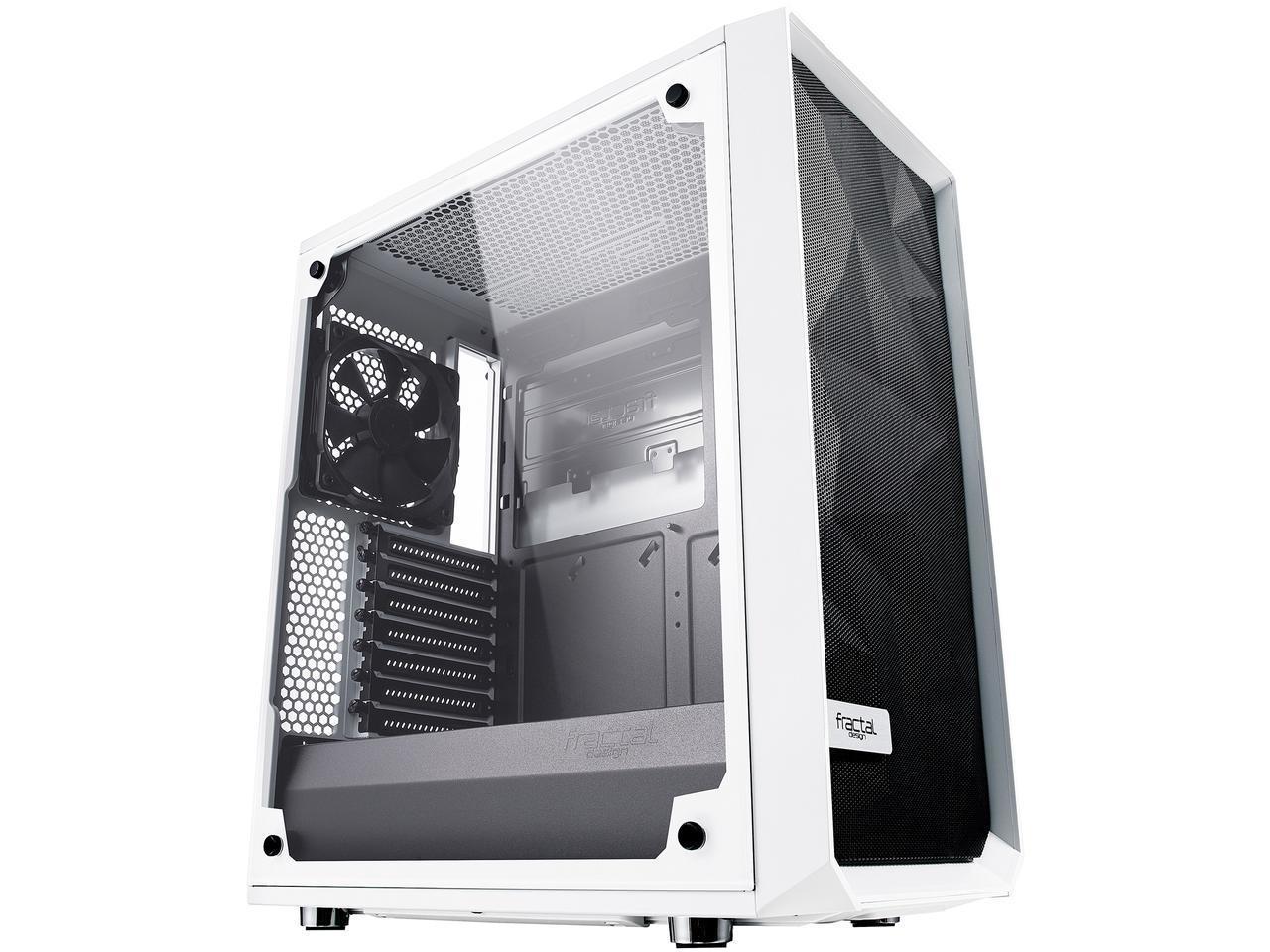  Fractal Design Define 7 White Brushed Aluminum/Steel E-ATX  Silent Modular Tempered Glass Window Mid Tower Computer Case : Everything  Else