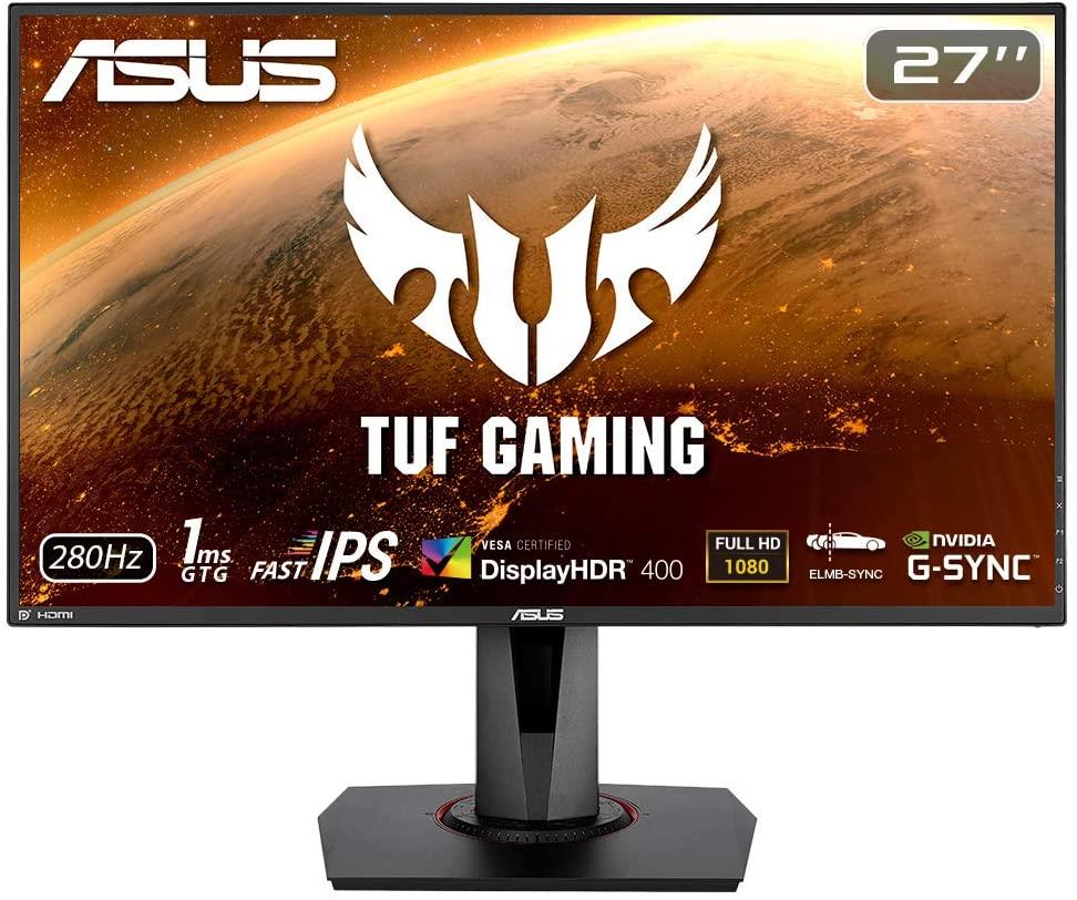 ASUS VG279QM 27インチモニター/280Hz/1ms Amazon.com: ASUS TUF Gaming VG279QM 27” HDR Monitor, 1080P