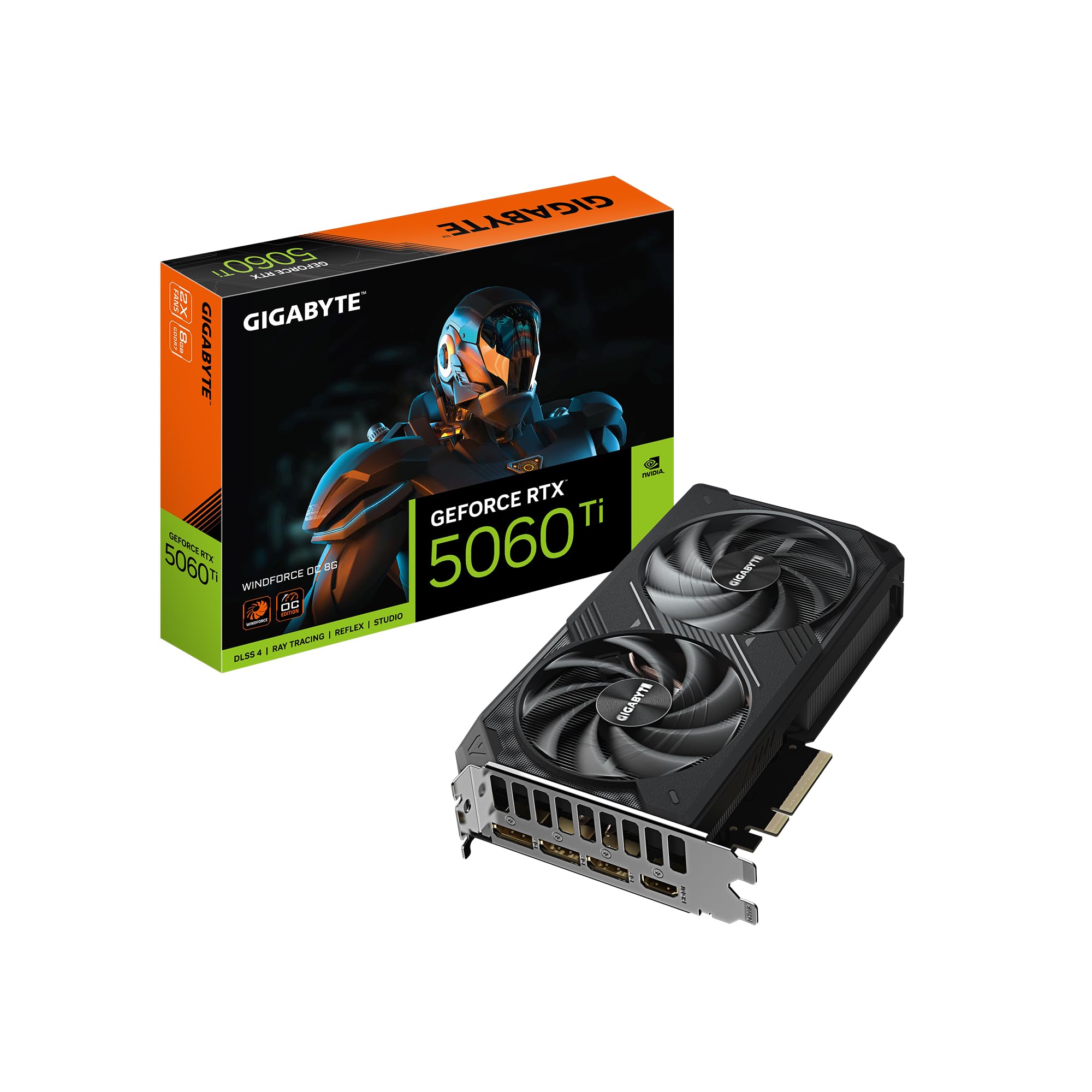 Gigabyte VCX GeForce RTX 5060 Ti WINDFORCE OC 8GB GDDR7 - Fateka.com