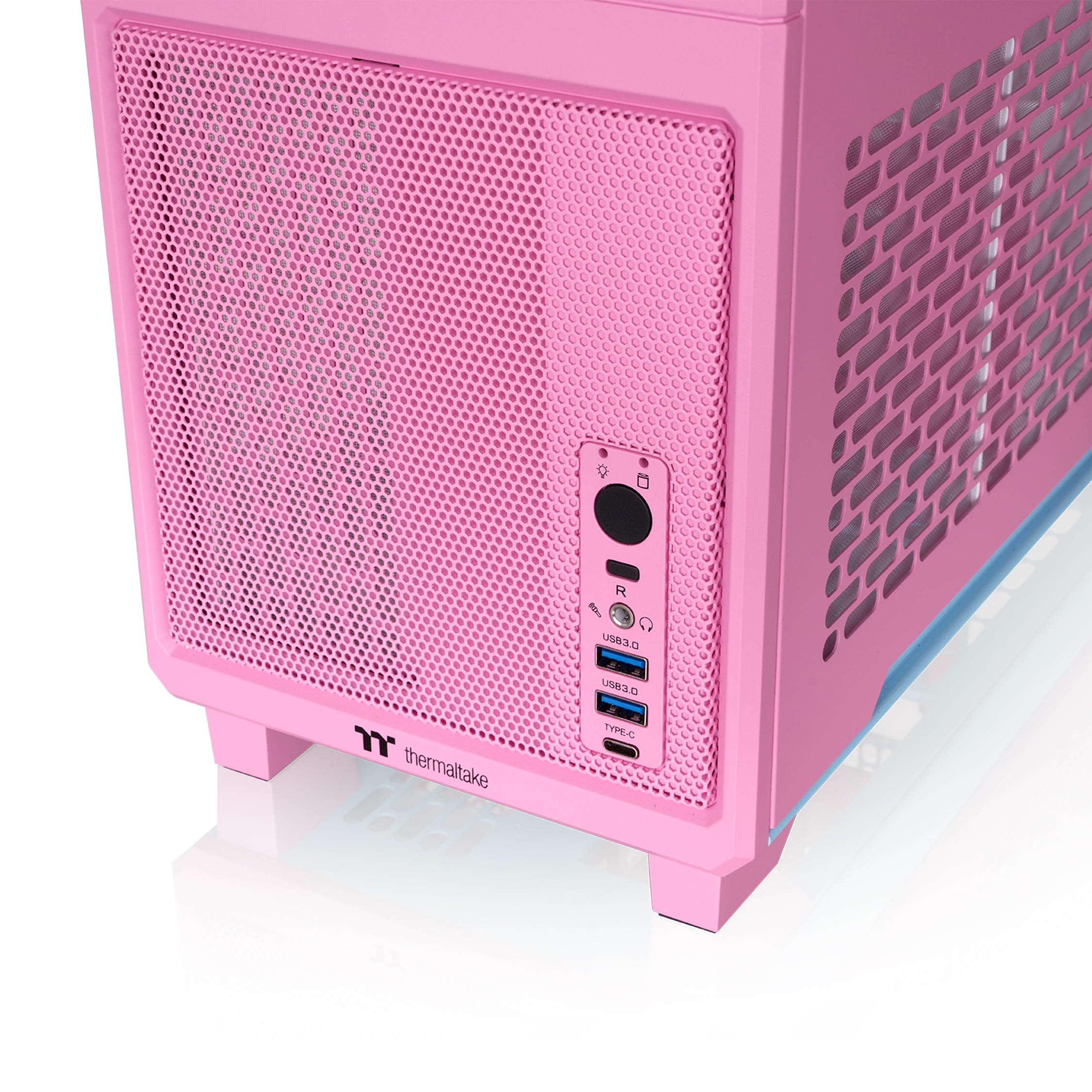 Thermaltake TR100 Bubble Pink Mini-ITX PC Case – Stylish Compact
