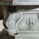 Campania Fleur De Lys Curved Garden Bench 